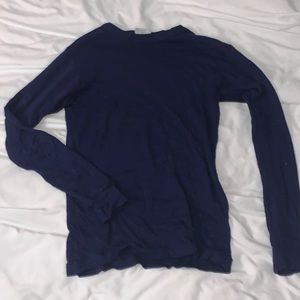 Long Sleeve Sweater (Navy Blue)